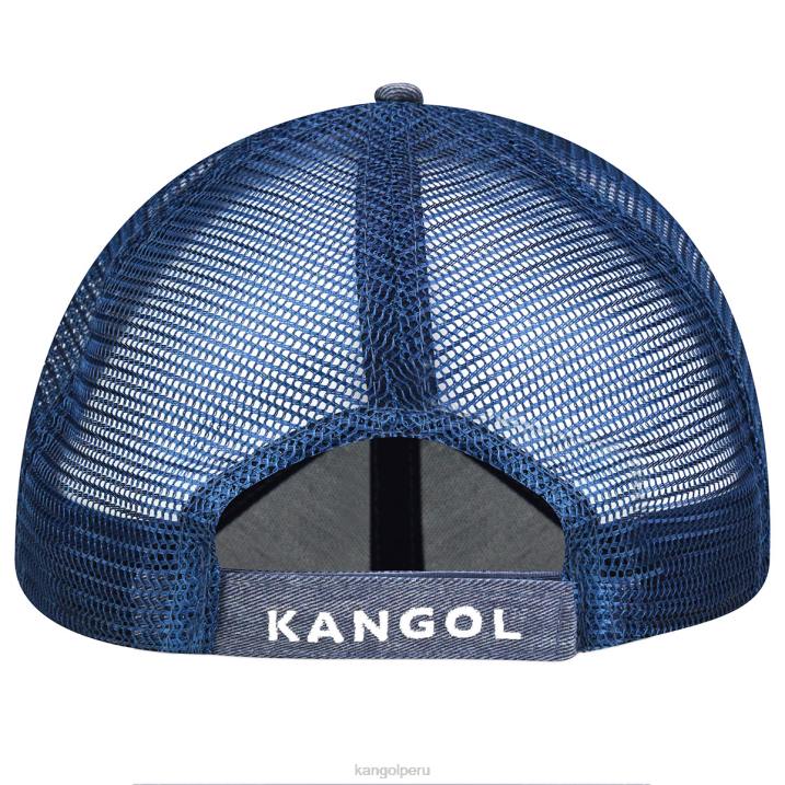 béisbol de malla de algodón desgastado unisexo Kangol accesorios Armada B4VR292
