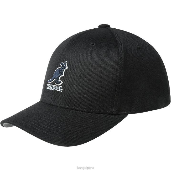 béisbol flexfit de lana 3d unisexo Kangol accesorios negro B4VR299