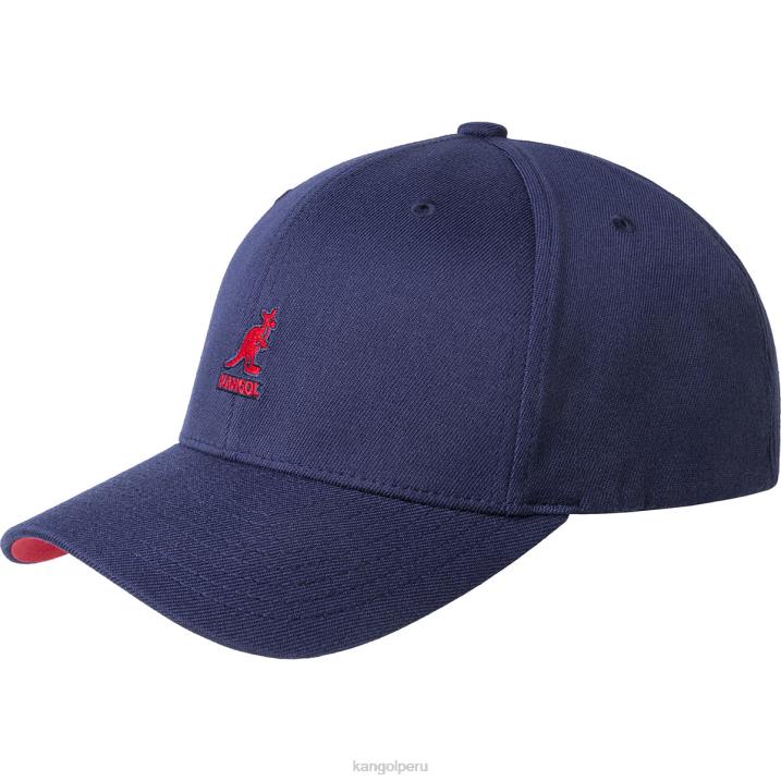 béisbol flexfit de lana unisexo Kangol accesorios allá azul B4VR329
