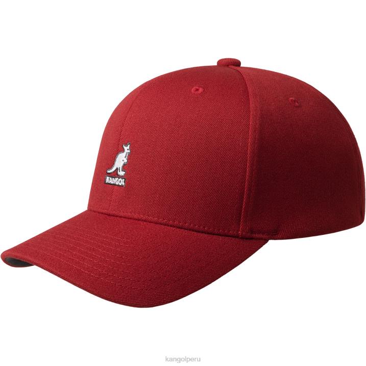 béisbol flexfit de lana unisexo Kangol accesorios granero rojo B4VR312