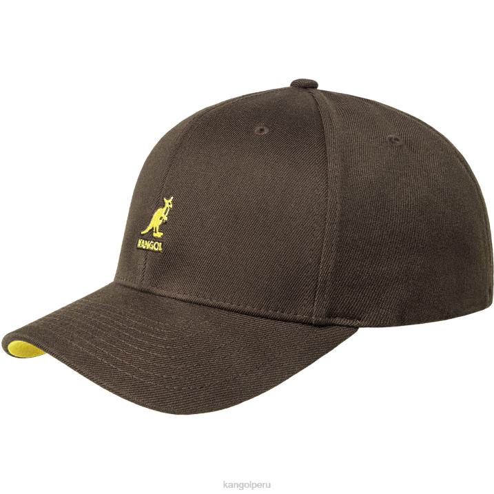 béisbol flexfit de lana unisexo Kangol accesorios marrón turba B4VR328