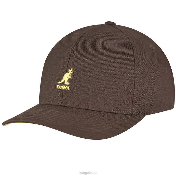 béisbol flexfit de lana unisexo Kangol accesorios marrón turba B4VR328