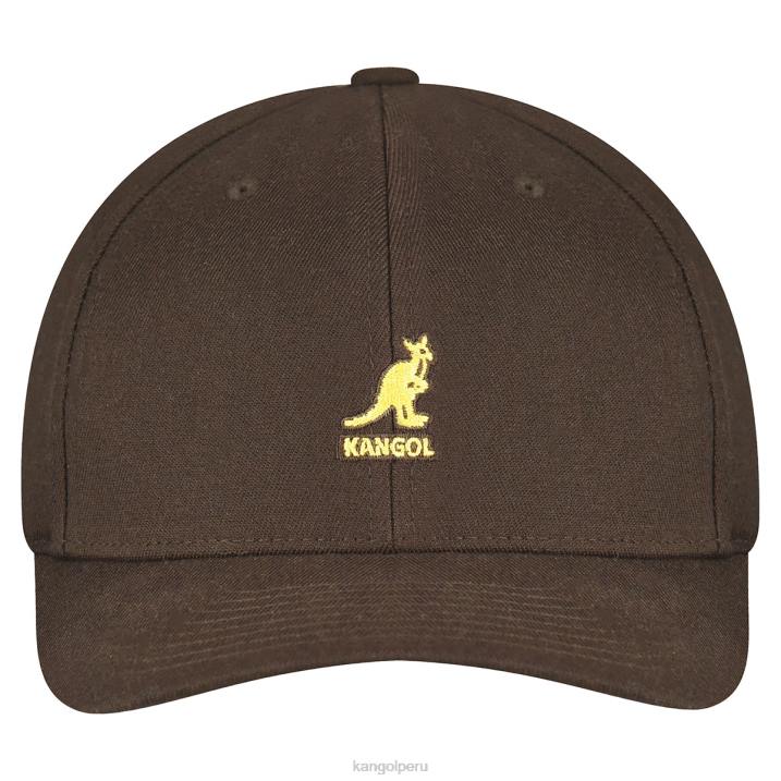 béisbol flexfit de lana unisexo Kangol accesorios marrón turba B4VR328