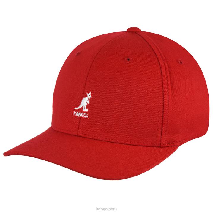 béisbol flexfit de lana unisexo Kangol accesorios rojo B4VR322