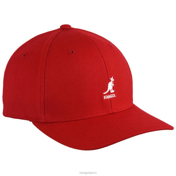 béisbol flexfit de lana unisexo Kangol accesorios rojo B4VR322