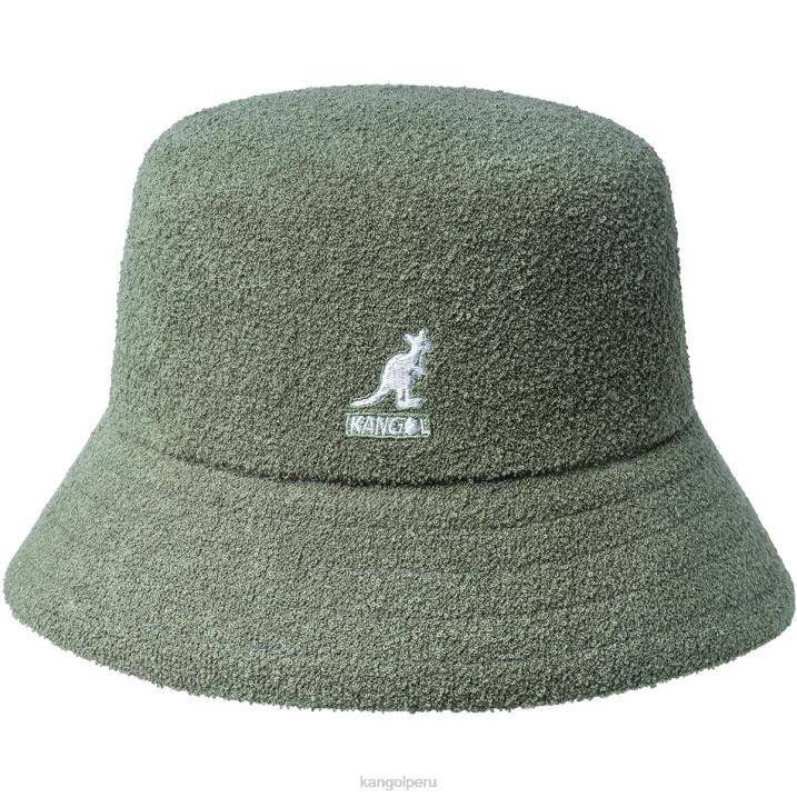 balde bermuda unisexo Kangol accesorios aceite verde B4VR624