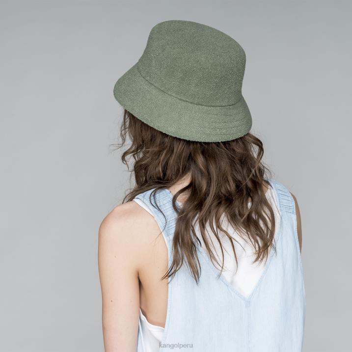 balde bermuda unisexo Kangol accesorios aceite verde B4VR624