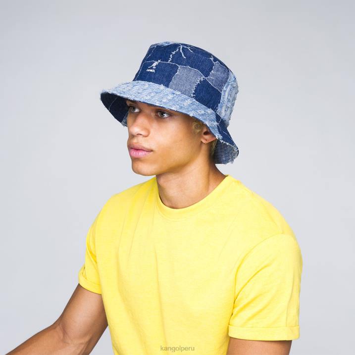 balde de puré de mezclilla unisexo Kangol accesorios azul marino B4VR503