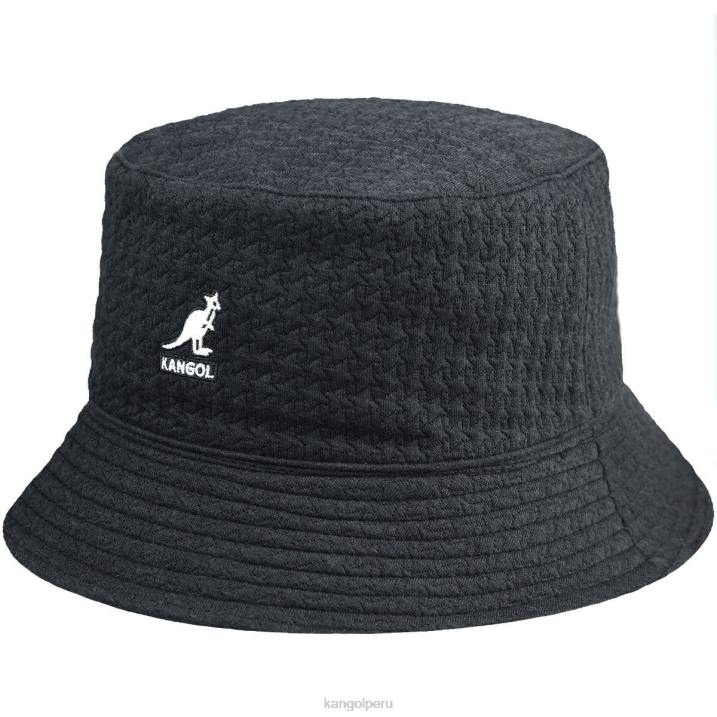 balde reversible con relieve unisexo Kangol accesorios negro B4VR674
