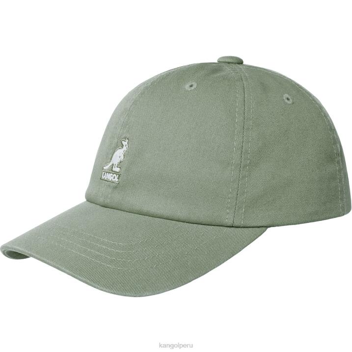 beisbol lavado unisexo Kangol accesorios aceite verde B4VR345