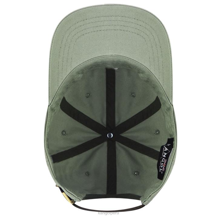 beisbol lavado unisexo Kangol accesorios aceite verde B4VR345