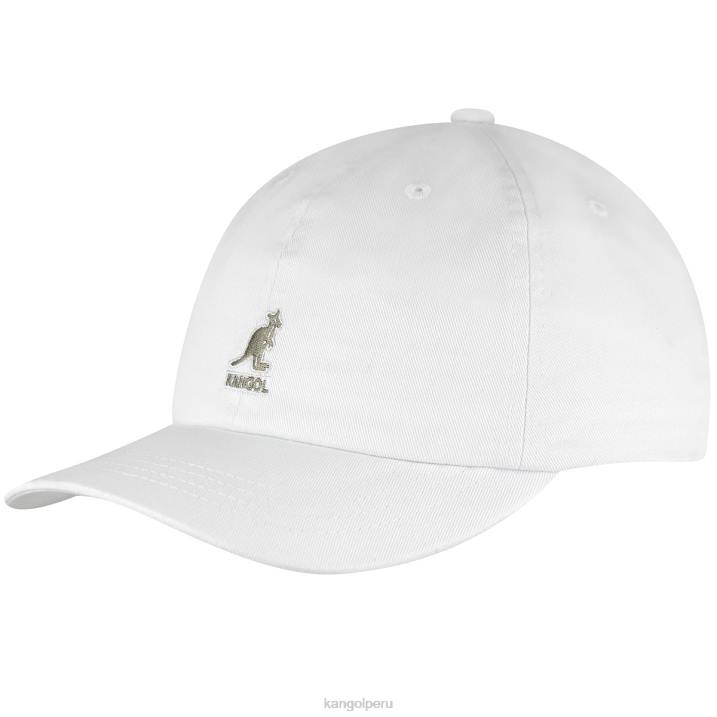 beisbol lavado unisexo Kangol accesorios blanco B4VR342