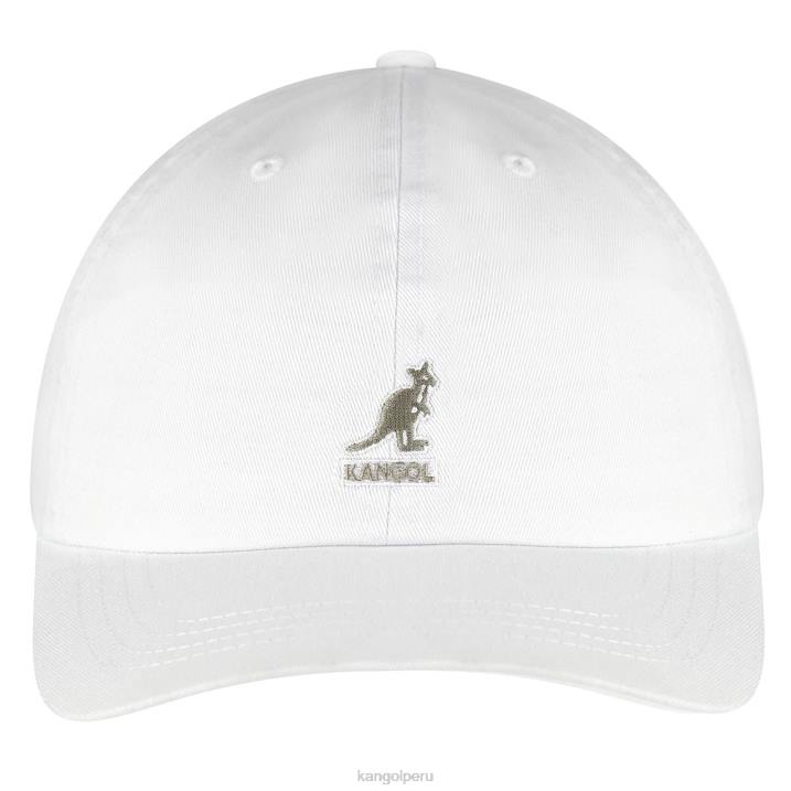beisbol lavado unisexo Kangol accesorios blanco B4VR342