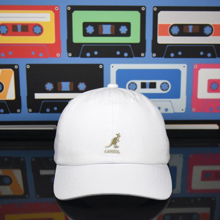 beisbol lavado unisexo Kangol accesorios blanco B4VR342