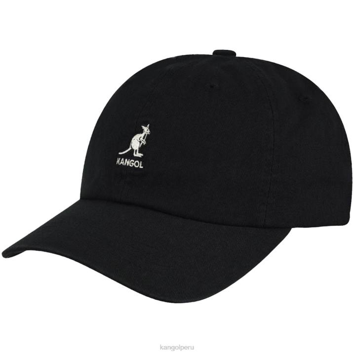 beisbol lavado unisexo Kangol accesorios negro B4VR337