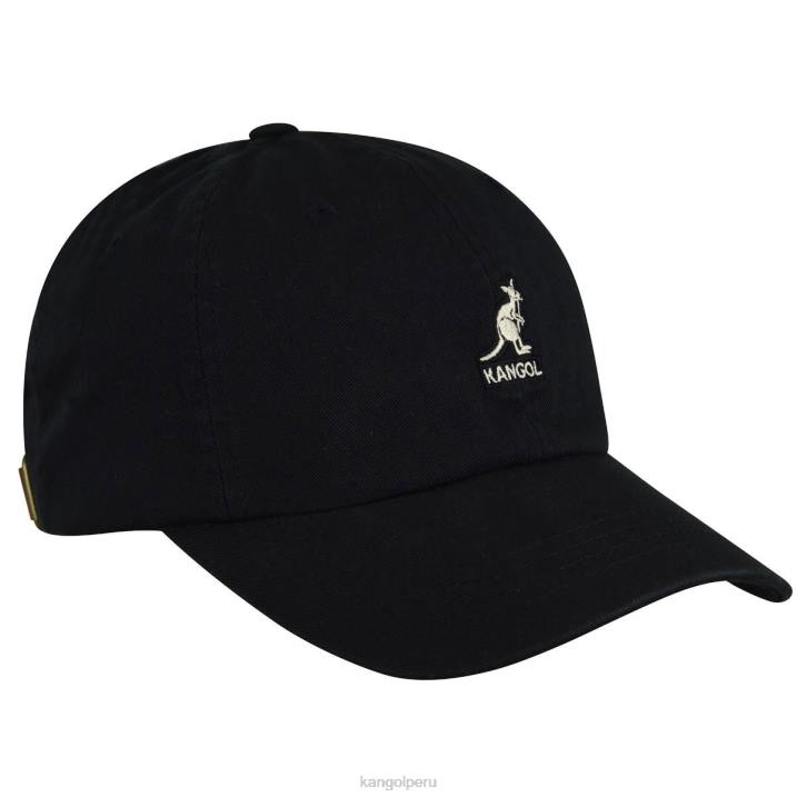 beisbol lavado unisexo Kangol accesorios negro B4VR337
