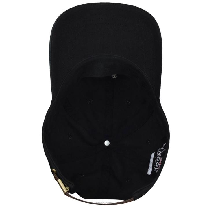 beisbol lavado unisexo Kangol accesorios negro B4VR337