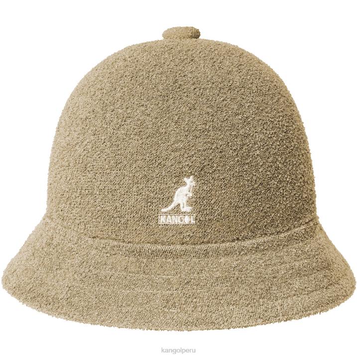bermudas informales unisexo Kangol accesorios avena B4VR605