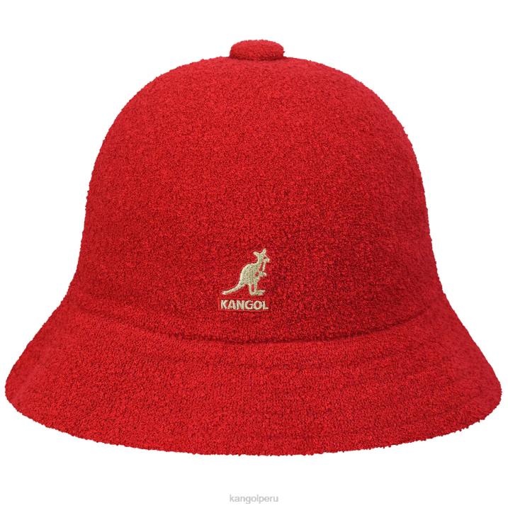 bermudas informales unisexo Kangol accesorios escarlata B4VR602