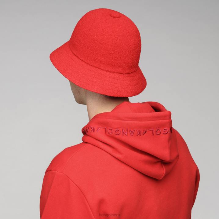 bermudas informales unisexo Kangol accesorios escarlata B4VR602