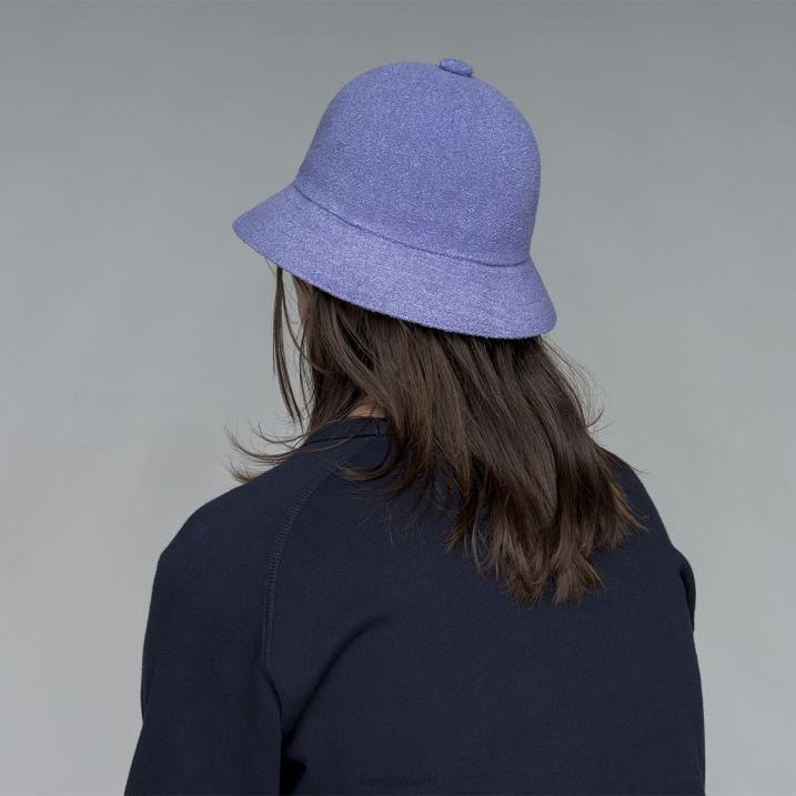 bermudas informales unisexo Kangol accesorios lila helado B4VR610