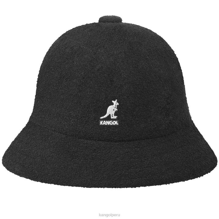 bermudas informales unisexo Kangol accesorios negro B4VR598