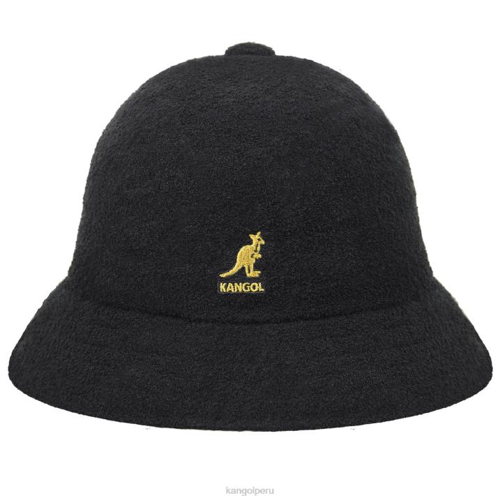 bermudas informales unisexo Kangol accesorios oro negro B4VR599