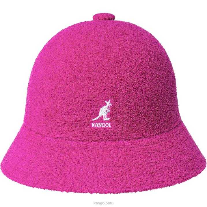 bermudas informales unisexo Kangol accesorios rosa electrico B4VR607