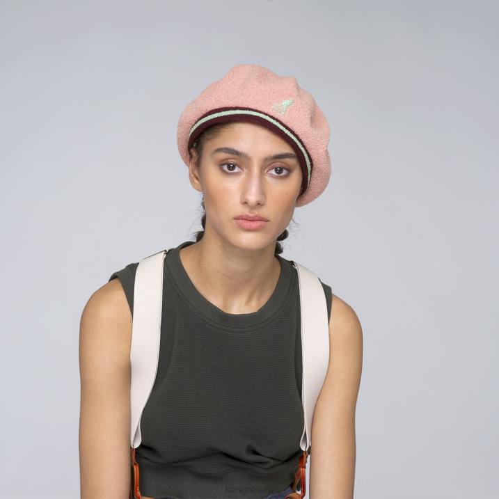 boina bermuda jax bicolor unisexo Kangol accesorios rosa polvorienta B4VR401