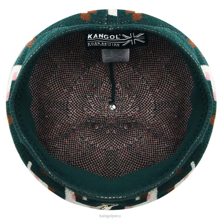 boina de cuadros pixelados unisexo Kangol accesorios pino/crema B4VR399