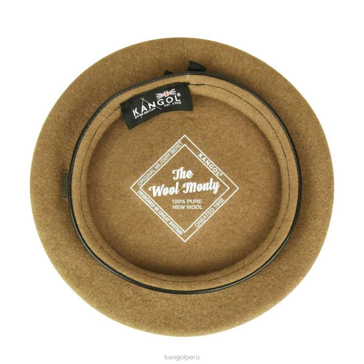 boina de lana monty unisexo Kangol accesorios madera B4VR433
