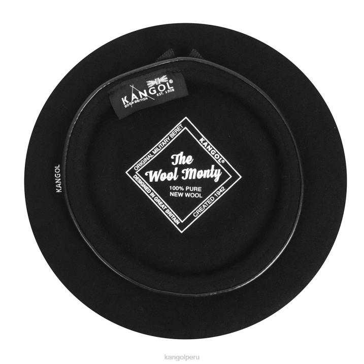 boina de lana monty unisexo Kangol accesorios negro B4VR430
