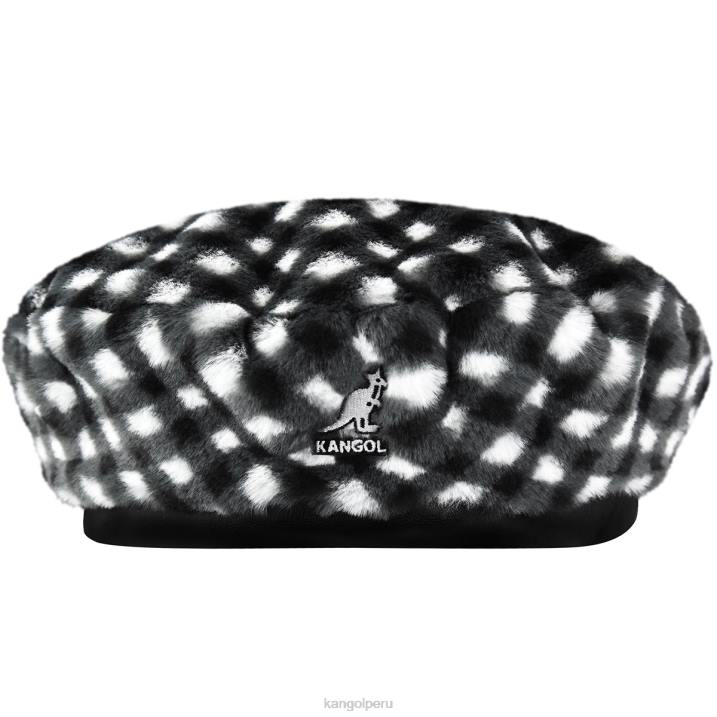 boina de piel sintética unisexo Kangol accesorios guinga negra B4VR407