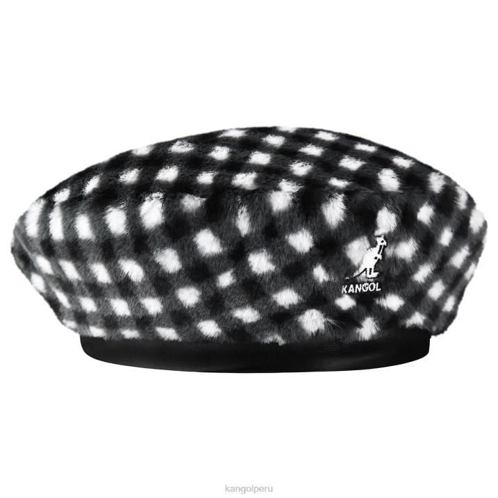 boina de piel sintética unisexo Kangol accesorios guinga negra B4VR407