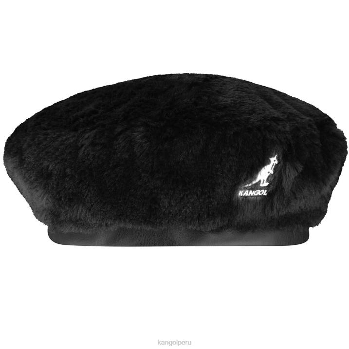 boina de piel sintética unisexo Kangol accesorios negro sólido B4VR403