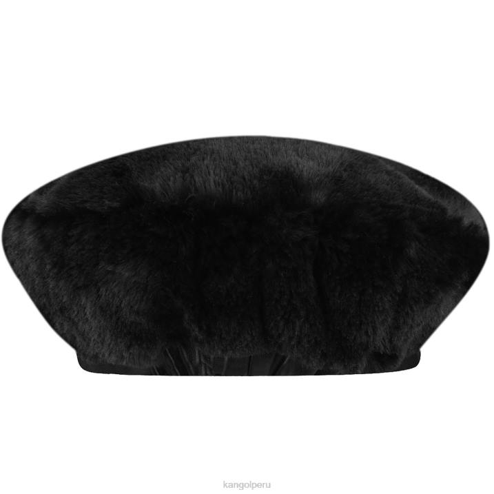 boina de piel sintética unisexo Kangol accesorios negro sólido B4VR403