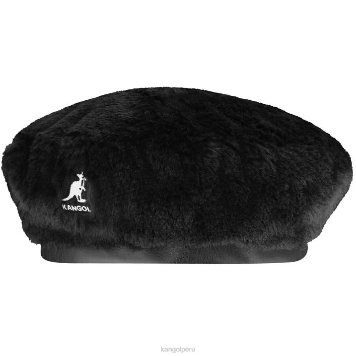 boina de piel sintética unisexo Kangol accesorios negro sólido B4VR403