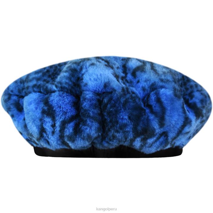 boina de piel sintética unisexo Kangol accesorios serpiente azul B4VR408