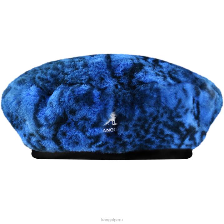 boina de piel sintética unisexo Kangol accesorios serpiente azul B4VR408