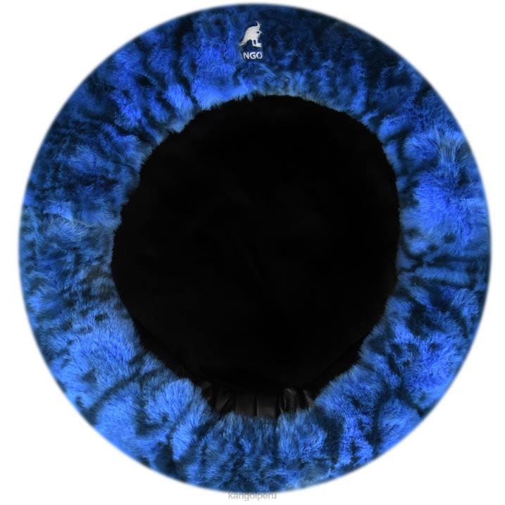 boina de piel sintética unisexo Kangol accesorios serpiente azul B4VR408