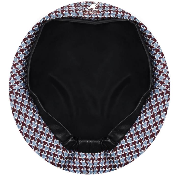 boina de rejilla de dientes unisexo Kangol accesorios granate/azul B4VR425