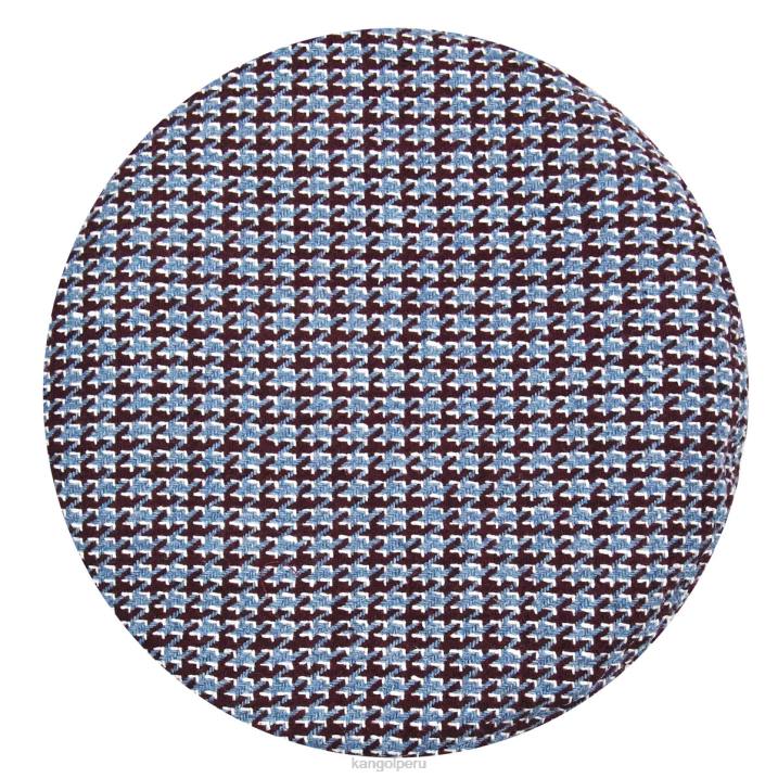 boina de rejilla de dientes unisexo Kangol accesorios granate/azul B4VR425