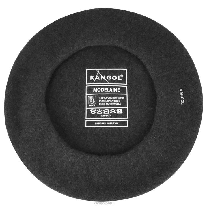 boina modelo unisexo Kangol accesorios franela oscura B4VR444