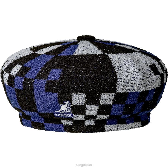 boina pop vichy jax unisexo Kangol accesorios azul estrellado/negro B4VR393