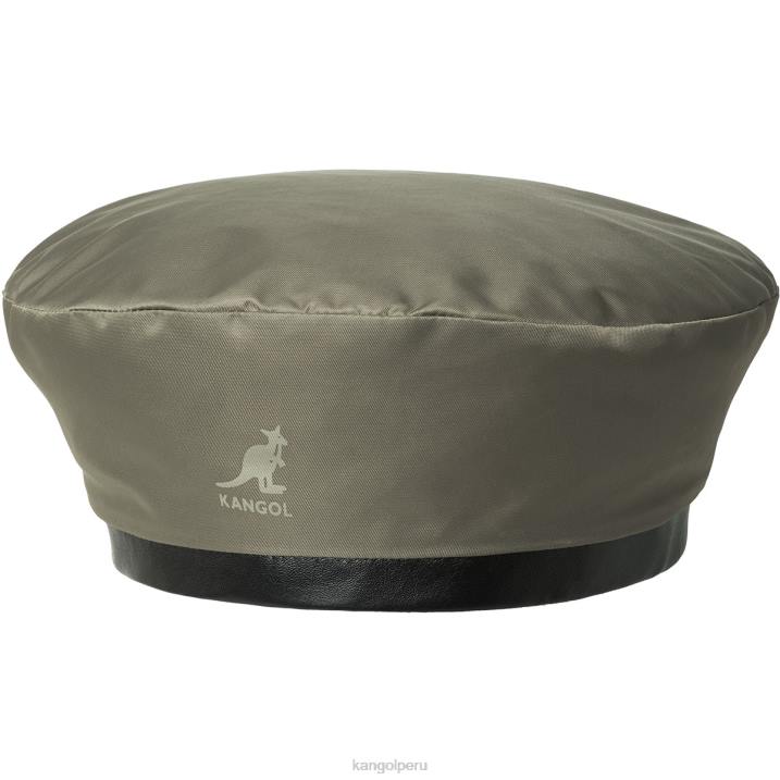 boina reversible de felpa de nailon unisexo Kangol accesorios blanco roto/verde aceite B4VR422