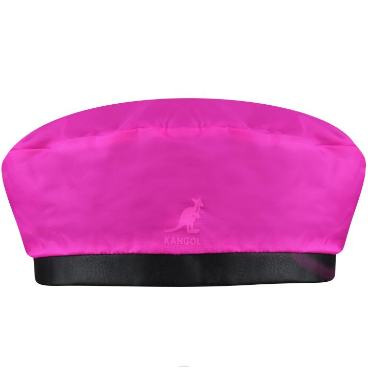 boina reversible de felpa de nailon unisexo Kangol accesorios negro/rosa electrico B4VR423