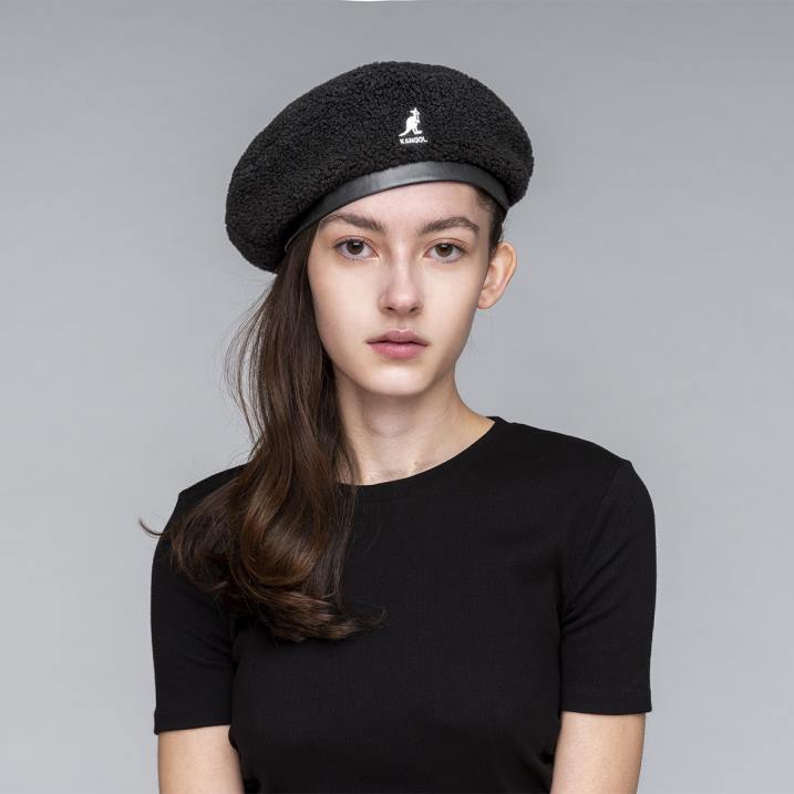 boina reversible de felpa de nailon unisexo Kangol accesorios negro/rosa electrico B4VR423