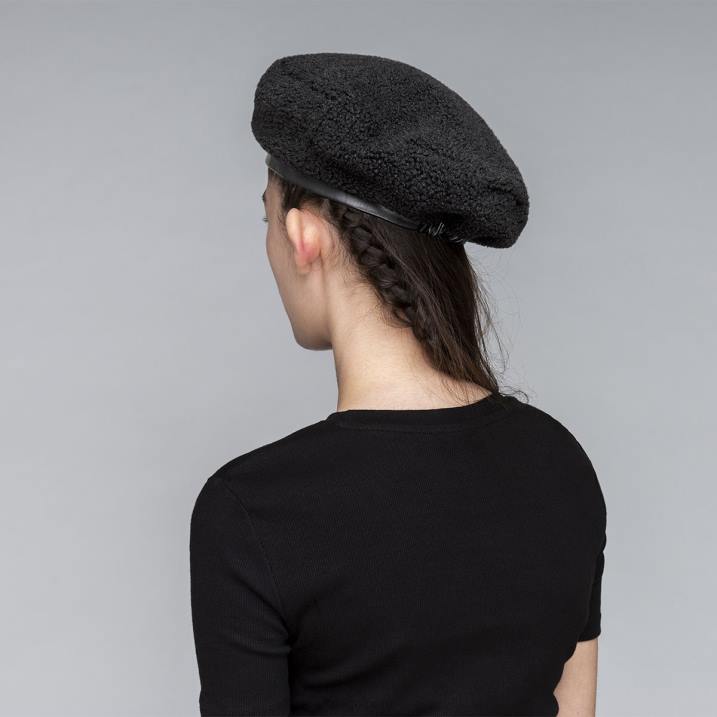 boina reversible de felpa de nailon unisexo Kangol accesorios negro/rosa electrico B4VR423