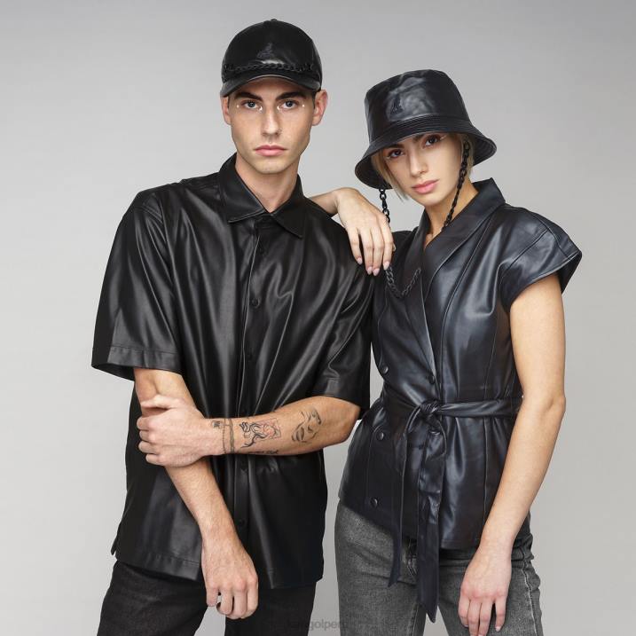 cadena de piel sintética de béisbol unisexo Kangol accesorios negro B4VR290