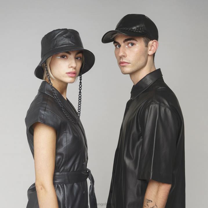 cadena de piel sintética de béisbol unisexo Kangol accesorios negro B4VR290